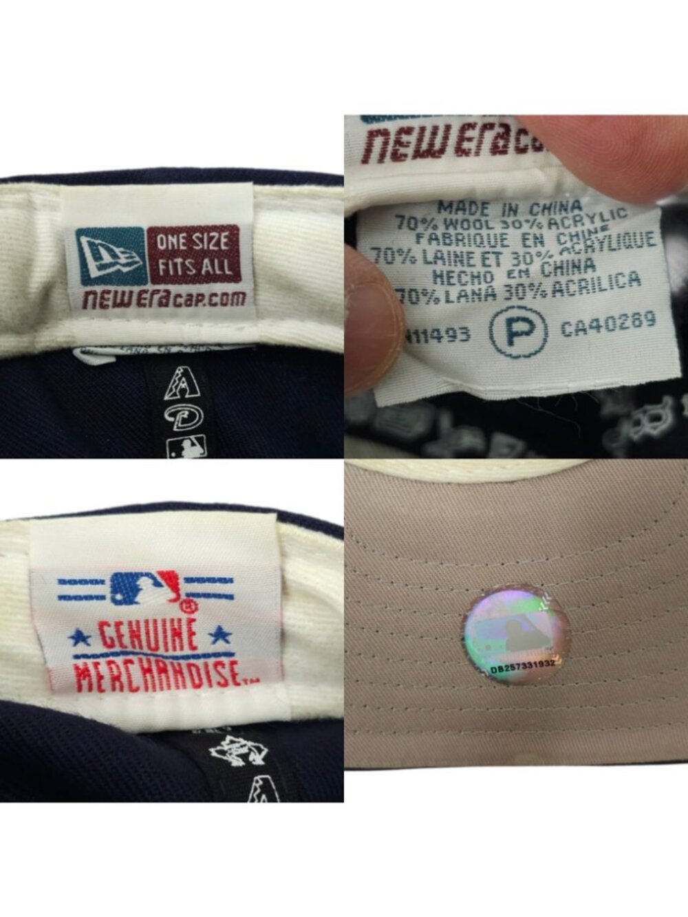 Detroit Tigers MLB Navy Blue Baseball Cap Hat Classic White Old English D Logo - Picture 8 of 15